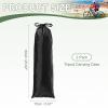 YELARXI Tripod Case Bag, Nylon Tripod Storage Bag, Long Foldable Monopod Compact Carrying Organizer Pouch- Fitting for (Monopod/Light Stand/Umbrella/Travel) 24 x 6 In & 2 Pack & Black view 2