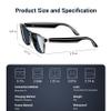 Blackview Smart Glasses, Polarized Bluetooth Sunglasses with Speaker, Voice Control, UV Protection, Anti Blue Light Lens view 3
