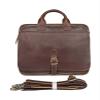 Laptop Briefcase Large Capacity, Dual Compartment Expandable 15.6" Laptop Portfolio Briefcase for Business(Dark Coffee) view 1