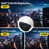 OHBET DahuaSecurity 8MP PoE IP Camera, 4K Security Bullet Camera with Smart Motion Detection IR&Color Night Vision, Built-in mic, Metal Shell,MicroSD(256GB),H.265+,IP67 view 3
