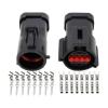 8 Pin Automotive Waterproof Connectors Black Connector With Terminal DJ7087A-1.5-11/21 8P(5 sets female) view 2