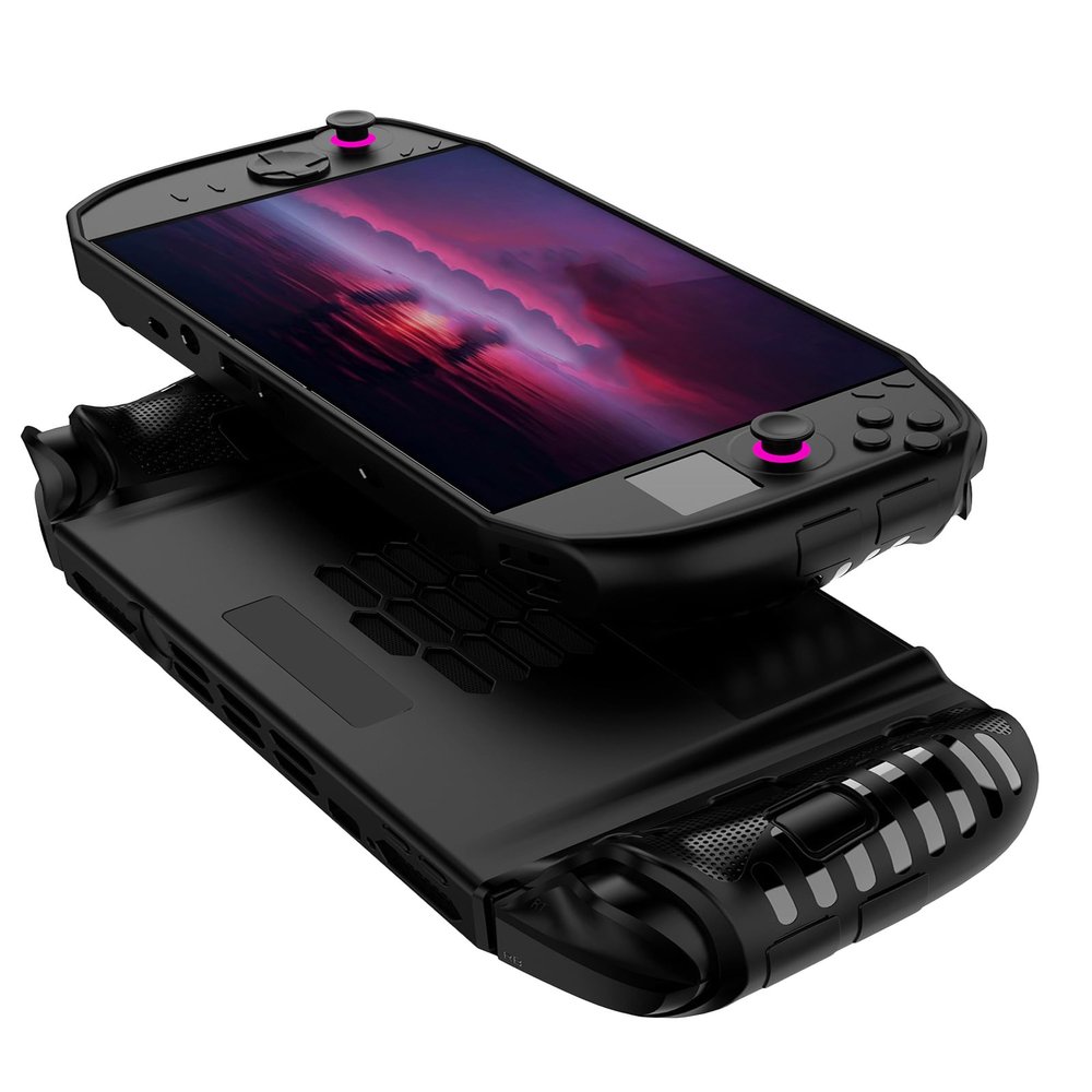 FJIASTB Case for Lenovo Legion Go 2 8.8-Inch 2025, Flexible TPU Protective Cover, Shockproof (Black)
