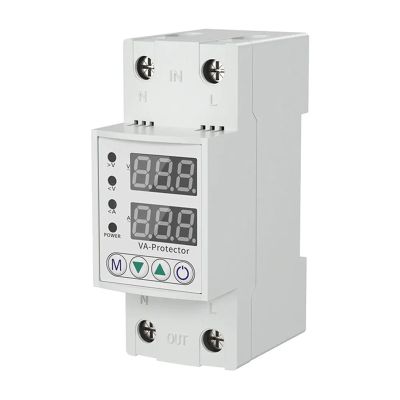 CWCKDJDH Over Under Voltage Protective Device Adjustable Over Voltage Under Voltage Reclosing Protector Digital Display 220V Accessories