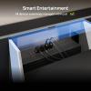 AWOL RGB Glow Station, 120" Universal UST Projector Stand/Base with RGB Ambient Lighting, Remote-Control LED, Cable Management & 4-Outlet Power, Fits Most Ultra-Short-Throw Projectors view 4