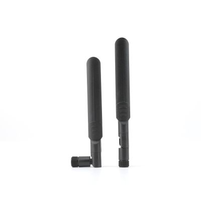 WSOLDMA 2.4G/5.8G 8dBi LTE Antenna RP-SMA Male for Computer Network Card WLAN Router, 2-Pack, Black