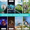 10X Binocular Glasses, Hands-Free Lazy Glasses, Easy Focus Binoculars for Bird Watching, Sports, Concerts, Theater, Opera, TV, Sight Seeing view 3
