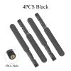 WSOLDMA 2.4G/5.8G 8dBi LTE Antenna SMA Male for Computer Network Card WLAN Router, 4-Pack, Black view 2
