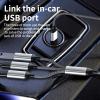 3-Port USB Splitter Hub Power Adapter for Computer Tower, Flash Drive, Keyboard (Black) view 2