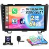 Car Stereo MP5 Player for Honda CRV 2007-2011Apple Carplay Android Auto Radio with Mirror Link, 9" Touch Screen Car Radio with GPS Bluetooth WiFi FM Hi-Fi Dual USB SWC Input Backup Camera view 1