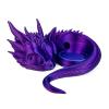 3D Printed Dragon Stand Speaker Bracket for Echo Dot 4th/5th Generation, Desktop and Bookshelf Mounting Holder (Purple) view 1