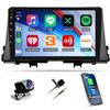 Android 13 Car Stereo Radio for Kia Morning Picanto 2016-2019 with Wireless CarPlay Android Auto, 9in Double Din Car Radio Receiver w/WiFi GPS Navigation Bluetooth SWC AHD Backup Camera Mic - 2G+32G view 1