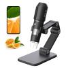 VBESTLIFE Wireless Digital Microscope, 50X-1600X Magnification Portable Handheld WiFi Microscope with Adjustable Stand, HD USB Microscope Camera view 1