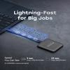 Transcend ESD420 1TB Magnetic External SSD, Up to 2000MB/s, Supports Apple 4K ProRes HDR Record, MagSafe, iPhone17,16,15/iPad/Mac/Tablets/Windows/Android, USB 3.2 Gen2x2 20Gbps Portable USB-C SSD view 4