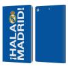 Head Case Designs Officially Licensed Real Madrid CF Hala Madrid Origin Leather Wallet Case Compatible with Apple iPad 10.2 2019/2020/2021 view 1
