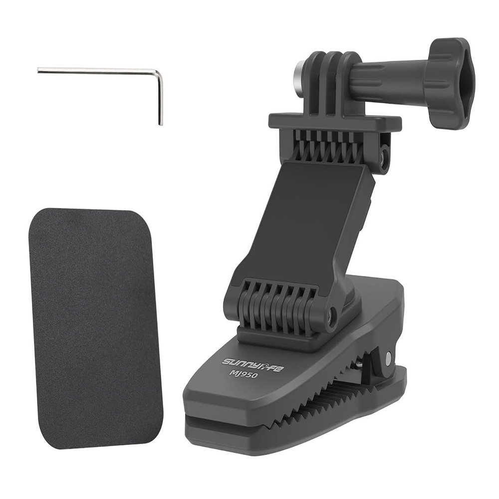 YYFRIEND Camera 360Rotation Stretchable Magnetic Backpack Clip Foldable Base