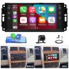 7'' Upgrade Android Car Radio for Chrysler Aspen 2008-2010, for Jeep Compass 2009-2017, for Dodge Charger 2008-2010,Touch Screen Stereo with Wirelss Carplay Android Auto, GPS WiFi FM AHD Backup Camera view 1