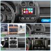 7'' Upgrade Android Car Radio for Chrysler Aspen 2008-2010, for Jeep Compass 2009-2017, for Dodge Charger 2008-2010,Touch Screen Stereo with Wirelss Carplay Android Auto, GPS WiFi FM AHD Backup Camera view 2