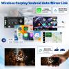 7'' Upgrade Android Car Radio for Chrysler Aspen 2008-2010, for Jeep Compass 2009-2017, for Dodge Charger 2008-2010,Touch Screen Stereo with Wirelss Carplay Android Auto, GPS WiFi FM AHD Backup Camera view 3