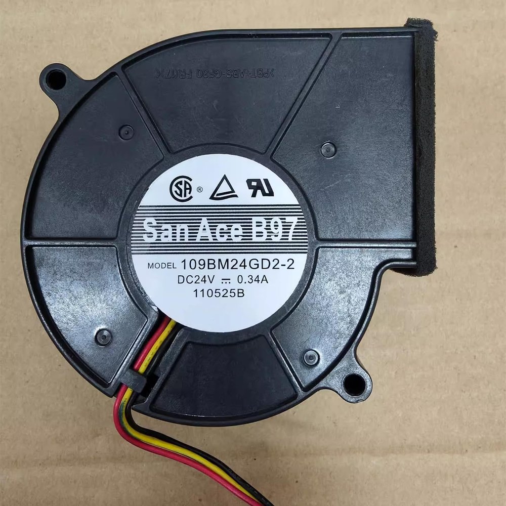 109BM24GD2-2 DC24V 0.34A 3-Wire Inverter Cooling Fan 97x95x33mm 97mm