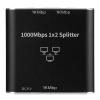 Gigabit Ethernet Splitter:1 to 2 1000Mbps Rj45 Network Switcher,for IPTV Router PC,for Efficient Data Delivery,Enhance Performance view 1