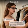 Cyxus AI Smart Camera Glasses, 8 MP Lens, 4K Photos & 1080P Video Recording AI Q&A Translation TR90 Frame Lightweight Bluetooth 5.4 Music/Calls Fast-Charge view 4