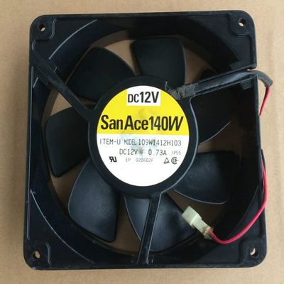 109W1412H103 DC12V 0.73A 2-Wire Inverter Cooling Fan 140x140x38mm 14cm