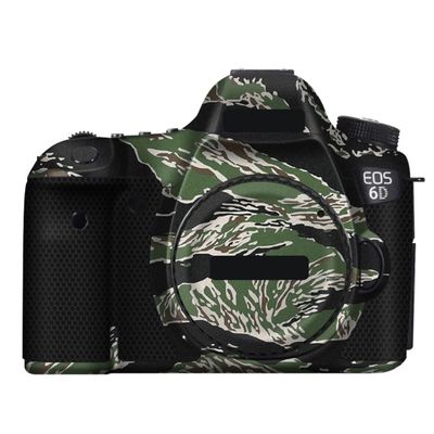 6D Anti-Scratch Camera Skin Wrap Sticker Vinyl Protective Film Body Protector Coat Decals Cover for Canon EOS 6D(Tiger Stripe Camo)