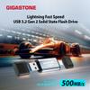 Gigastone Duo Go USB-A+C 1TB (4-Pack) Dual External Portable SSD 500MB/s Glossy Surface, Supports Apple 4K 60fps ProRes HDR Video Recording USB3.2 Gen 2 for iPhone 16 PS5 Mac iPad Laptop Android view 2