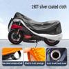 Motorcycle Cover for BMW F800GS F800 GS F 800 GS Durable Waterproof All Season Outdoor Moped Cover Breathable Tear Resistant Protection Accessories,Black Blue (Blackorange) view 2