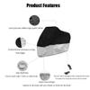 Motorcycle Cover for BMW F800GS F800 GS F 800 GS Durable Waterproof All Season Outdoor Moped Cover Breathable Tear Resistant Protection Accessories,Black Blue (Blackorange) view 3