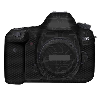 5D SR Camera Cover Skin Sticker for Canon EOS 5DSR Camera Protector Film Skin Anti-Scratch Protective Decoration(Circuit Black)