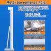 White Surveillance Camera Pole 78.7in, Outdoor Wall Dome/CCTV/IP/PTZ Security Camera Mount Bracket and Post Easy Install, Steel Pipe Dia 2.4in(White C,39 2/5 in (100cm)) view 4