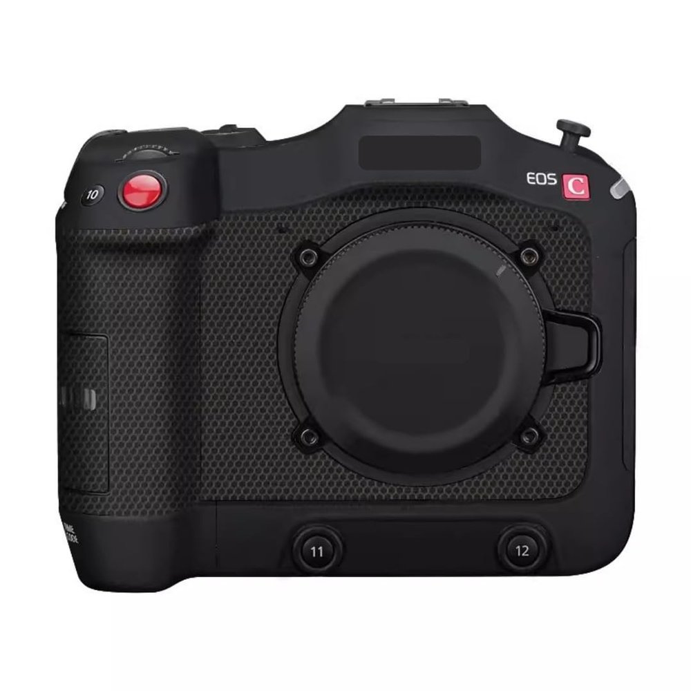 C 70 Anti-Scratch Camera Skin for Canon EOS C70 Vinyl Wrap Cartoon Film Body Protector Coat Photography Accessories Sticker(Matte Black)