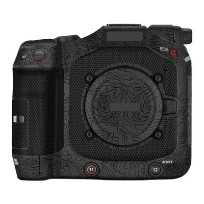 C 80 Premium Camera Premium Sticker Protective Film Anti-Scratch Skin for Canon EOS C80(Contour Black Glossy)