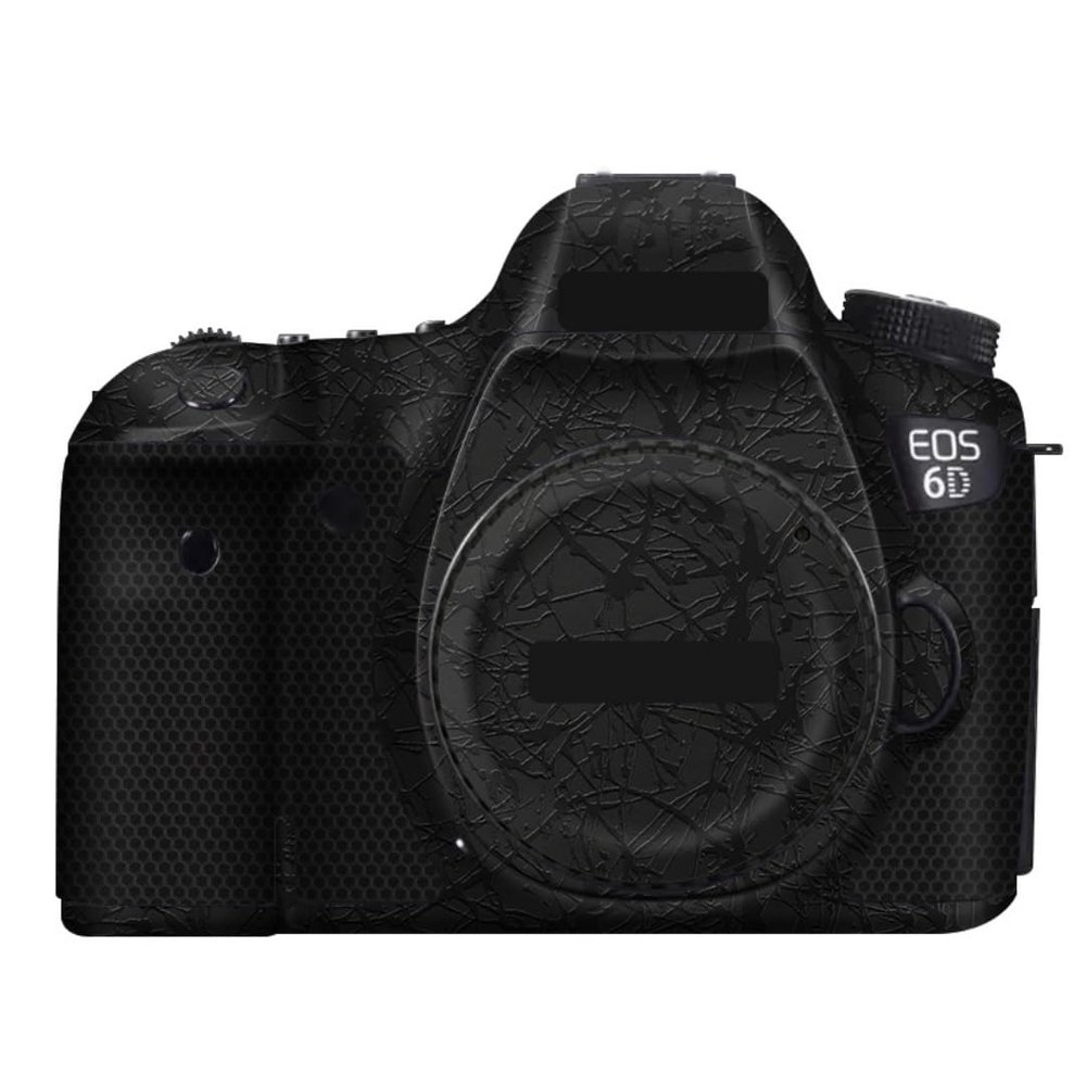 6D Anti-Scratch Camera Skin Wrap Sticker Vinyl Protective Film Body Protector Coat Decals Cover for Canon EOS 6D(Splash Ultra Black)