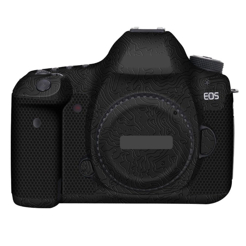 5D SR Camera Cover Skin Sticker for Canon EOS 5DSR Camera Protector Film Skin Anti-Scratch Protective Decoration(Contour Black Glossy)