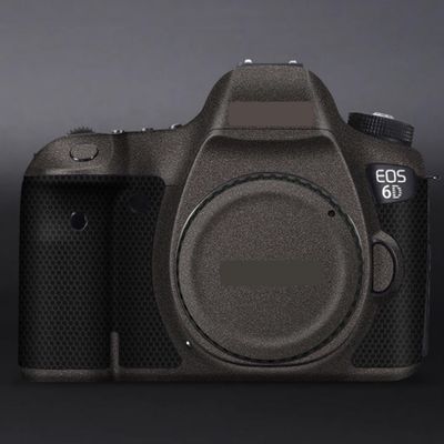 6D Anti-Scratch Camera Skin Wrap Sticker Vinyl Protective Film Body Protector Coat Decals Cover for Canon EOS 6D(Brown)