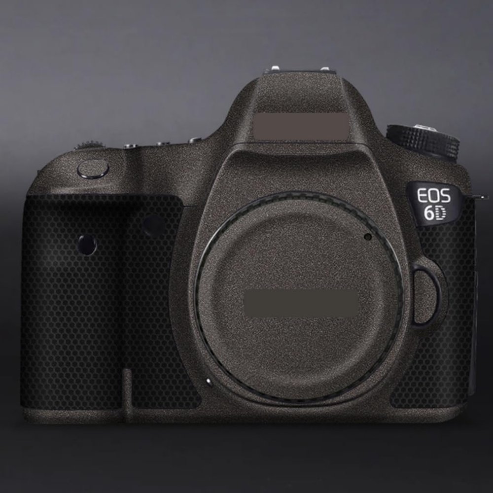 6D Anti-Scratch Camera Skin Wrap Sticker Vinyl Protective Film Body Protector Coat Decals Cover for Canon EOS 6D(Brown)