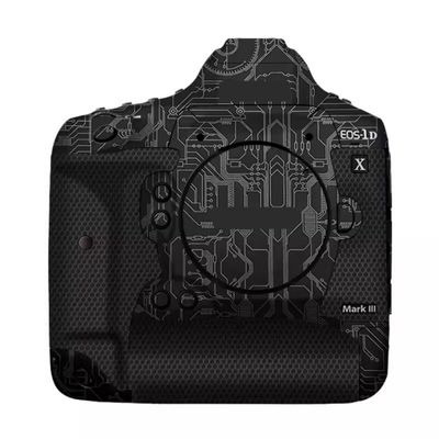 1DXIII Anti-Scratch Camera Sticker Coat Wrap Protective Film Body Protector Skin Cover for Canon EOS-1D X Mark III(Circuit Titanium)