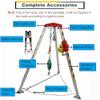 Retractable Rescue Tripod Stand with Winch - High Capacity Lifting Equipment for Confined Space and Fall Protection view 2