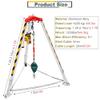 Retractable Rescue Tripod Stand with Winch - High Capacity Lifting Equipment for Confined Space and Fall Protection view 4