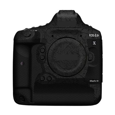 1DXIII Anti-Scratch Camera Sticker Coat Wrap Protective Film Body Protector Skin Cover for Canon EOS-1D X Mark III(Splash Ultra Black)