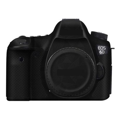 6D Anti-Scratch Camera Skin Wrap Sticker Vinyl Protective Film Body Protector Coat Decals Cover for Canon EOS 6D(Triangle Black)