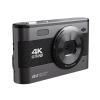 Bewinner 4K Digital Camera for Photography, 48MP Vlogging Camera with 3" Screen, LED Fill Light, 18x Zoom Retro Compact Travel Video Cameras for Beginner (Black) view 1