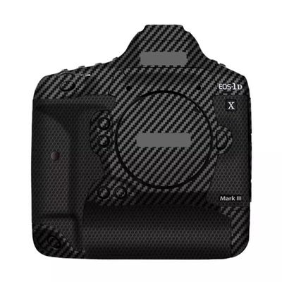 1DXIII Anti-Scratch Camera Sticker Coat Wrap Protective Film Body Protector Skin Cover for Canon EOS-1D X Mark III(Carbon Fiber Black)