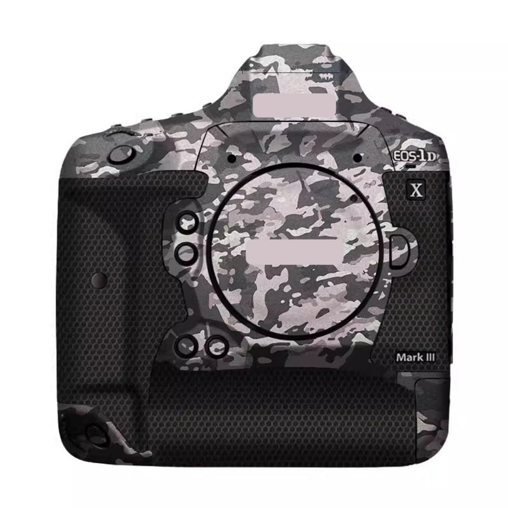 1DXIII Anti-Scratch Camera Sticker Coat Wrap Protective Film Body Protector Skin Cover for Canon EOS-1D X Mark III(Field Camouflage)