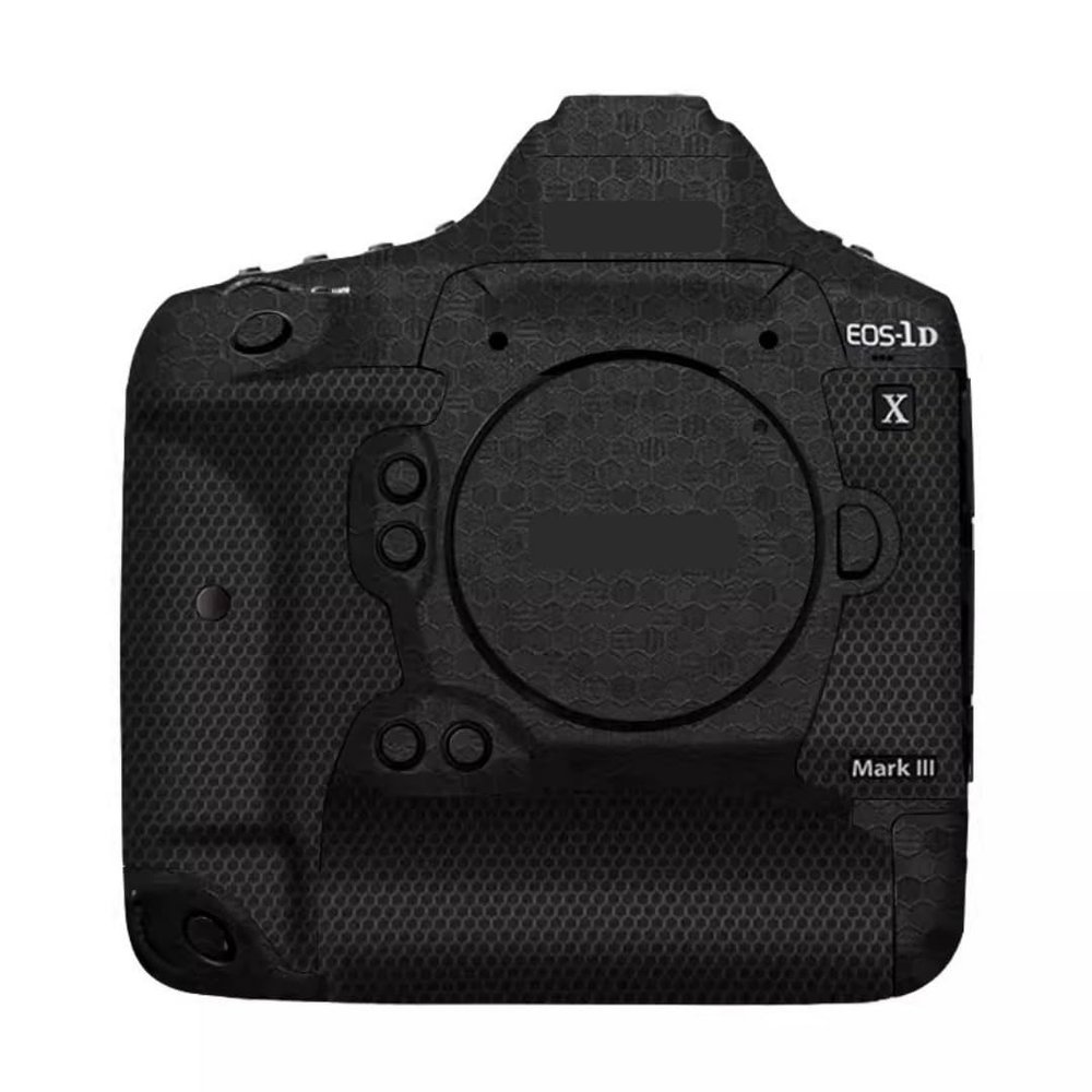 1DXIII Anti-Scratch Camera Sticker Coat Wrap Protective Film Body Protector Skin Cover for Canon EOS-1D X Mark III(Honeycomb Black)
