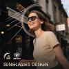 EpochTec Glossy AI Smart Sunglasses with Camera  8MP 4K 1200P Video Record, 0.1s Real-Time Translation Glasses | UV400 & Anti-Blue Light, Unisex Bluetooth Glasses | Outdoor AI Glasse (Sunglasses) view 3