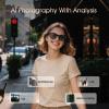 EpochTec Glossy AI Smart Sunglasses with Camera  8MP 4K 1200P Video Record, 0.1s Real-Time Translation Glasses | UV400 & Anti-Blue Light, Unisex Bluetooth Glasses | Outdoor AI Glasse (Sunglasses) view 4
