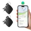 2 Pack Bluetooth Tracker Works with Apple Find My, Key Finder Locator with Sound, Anti-Lost Device for Wallet Keys iPhone, GPS Tracking Device for Kids Pets Luggage view 1